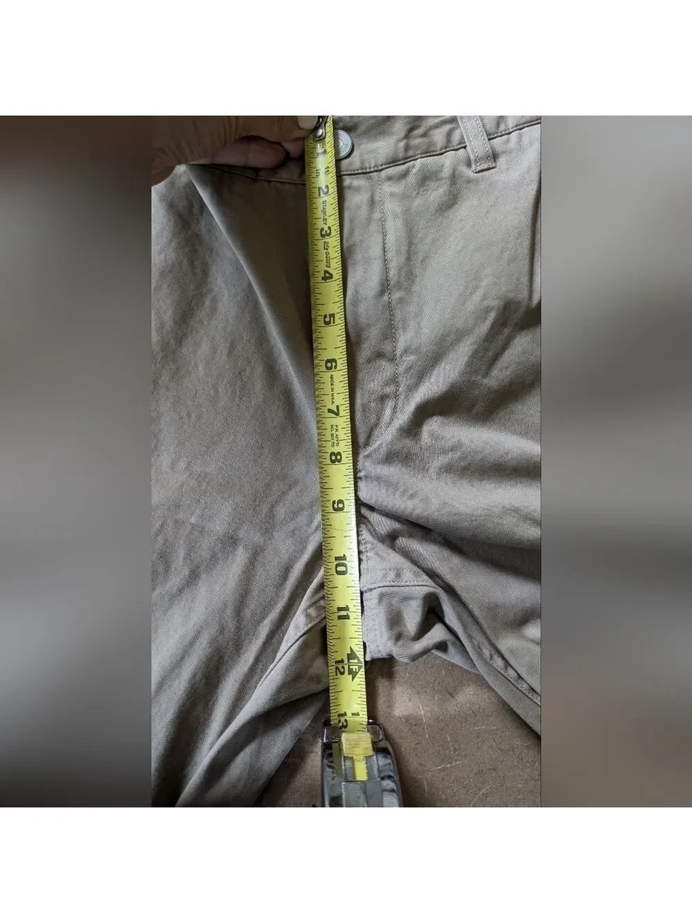 Bonobos Straight Cotton Khakis Size 34x32 (hemmed to 28